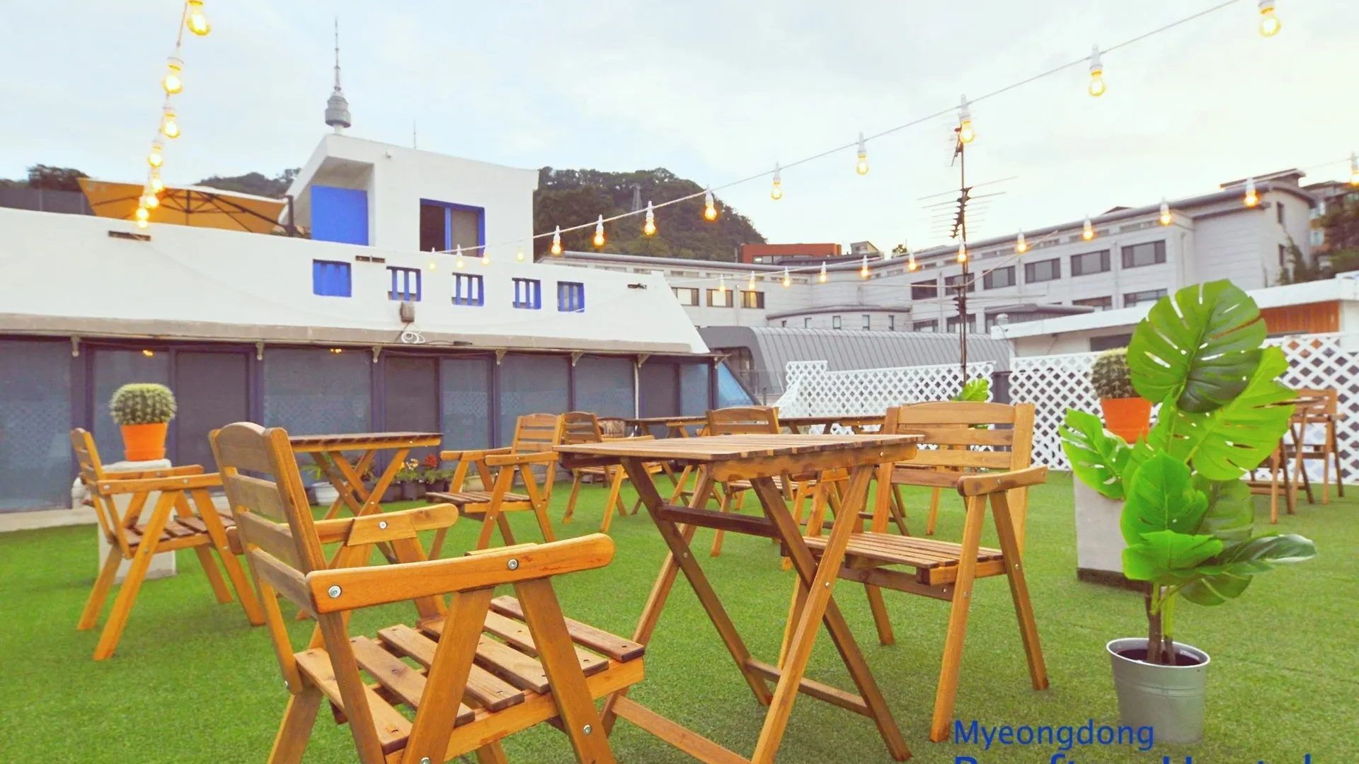 Myeongdong Rooftop Hostel Seoul South Korea